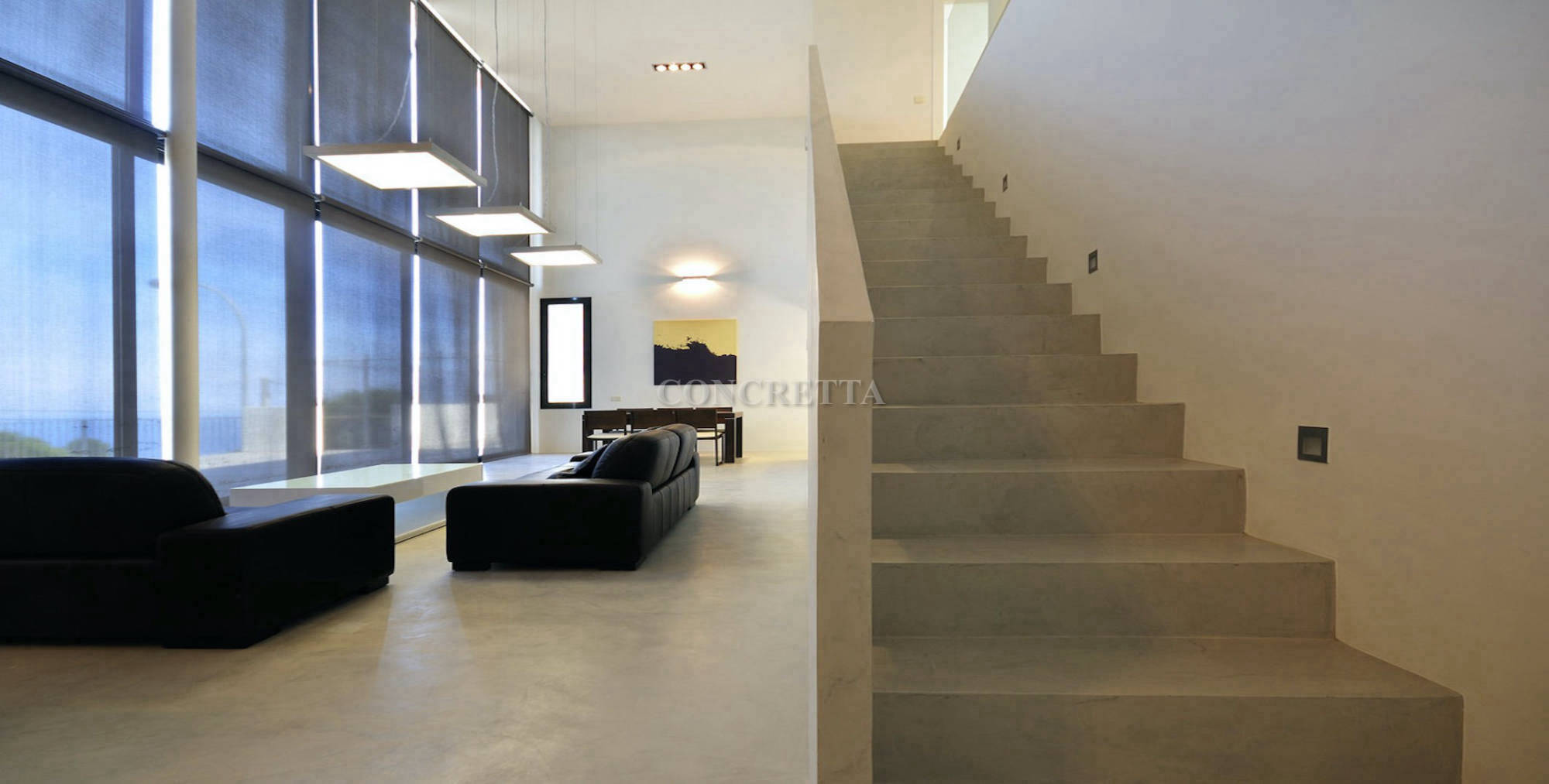 dekoratif beton merdiven kaplama