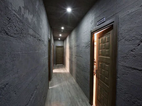 Concrete-look decorative wall panel