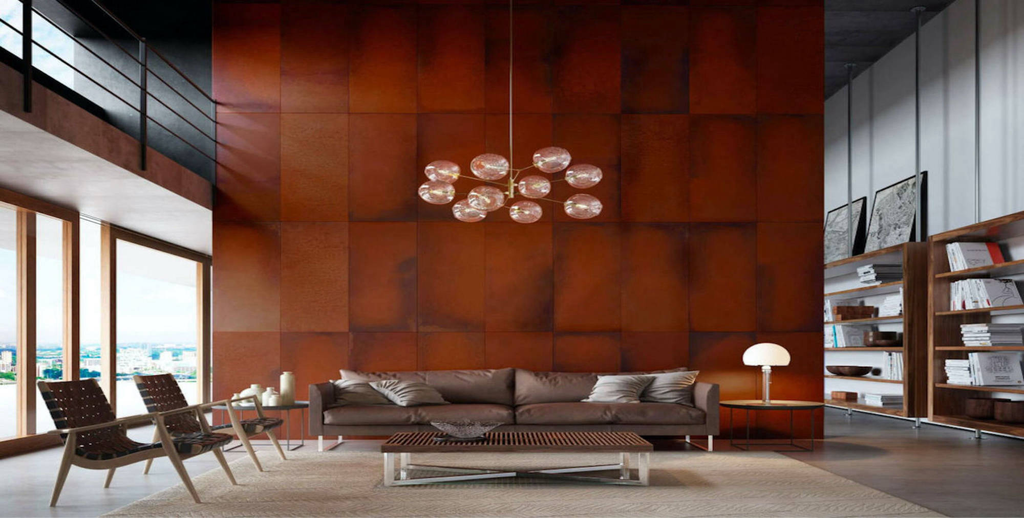 pas görünümlü duvar paneli